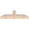 Ekena Millwork Portland Smooth Timber Gable Bracket, Douglas Fir, 48"W x 16"H x 5 1/2"D x 5 1/2"F, 8/12 Pitch GBW048X16X0606POR00SDF - alternate 3